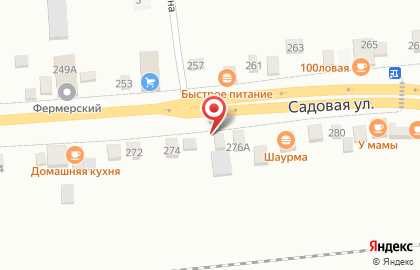 Магазин домашнего текстиля и игрушек на Садовой улице на карте