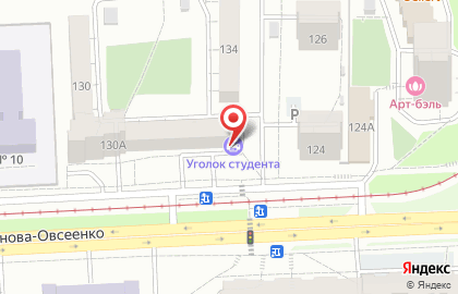 Уголок студента на карте