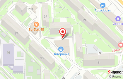 Банкомат, Центрально-Черноземный банк Сбербанка России, ОАО, Липецкое отделение в Октябрьском округе на карте