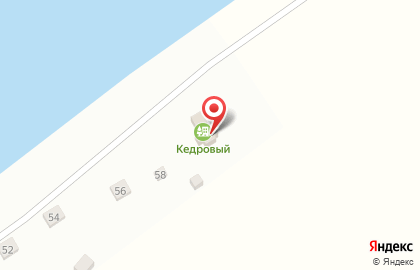Гостиница Кедровый на карте