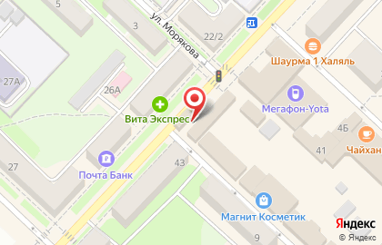 Ювелирный магазин 585*Золотой на улице Ленинградской на карте