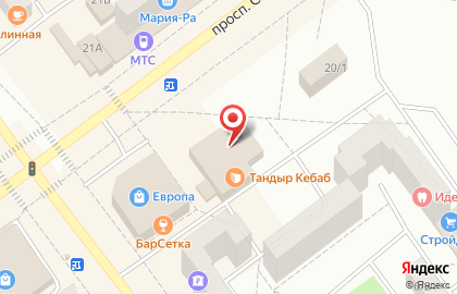 Сибсоцбанк в Барнауле на карте