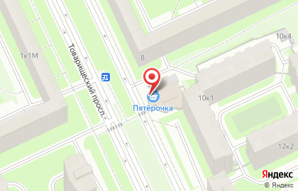 Магазин Fix цена на Товарищеском проспекте на карте