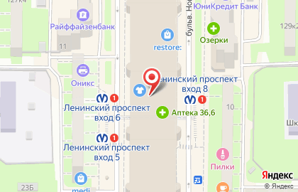 Ювелирный салон Владимир Михайлов на Ленинском проспекте на карте