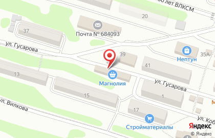 Продовольственный магазин Магнолия в Петропавловске-Камчатском на карте