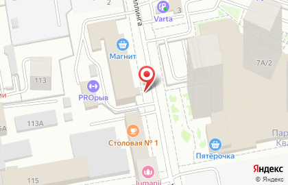 Курьерская служба Мобил Экспресс на улице Цвиллинга на карте