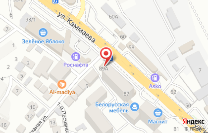 Фабрика матрасов Magnat в Кировском районе на карте