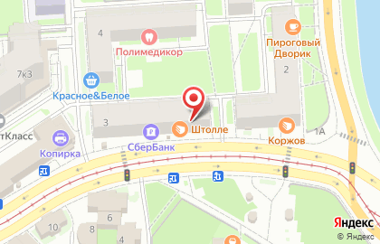Офис продаж Билайн на улице Савушкина на карте