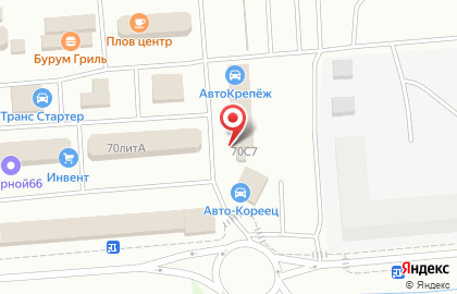 Магазин автозапчастей АвтоЕвропеец на улице Металлургов на карте