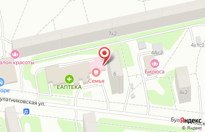 Медицинский центр Семь Я на Булатниковской улице на карте