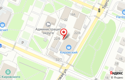 Магазин тканей в Омске на карте