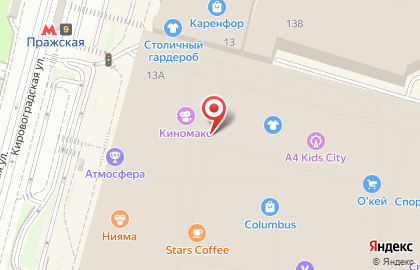Мосье Башмаков, сеть детских обувных магазинов на карте