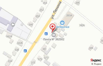 Почта Банк в Тамбове на карте
