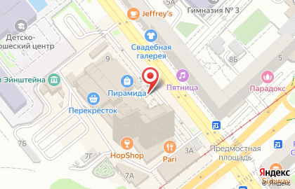 Кафе и киосков фастфудной продукции ПитPoint на Краснознаменской улице на карте