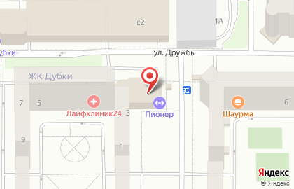 Автошкола в Дубках на карте