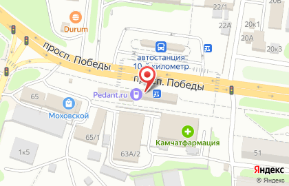 Салон связи Связной в Петропавловске-Камчатском на карте