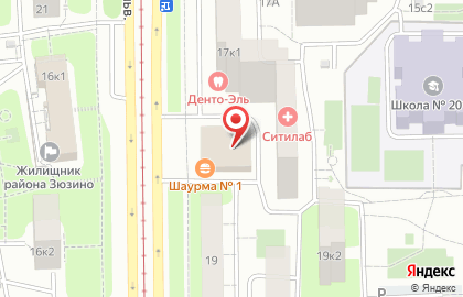 Элеком на карте