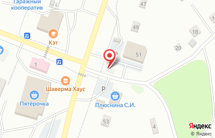 Продуктовый магазин в Перми на карте