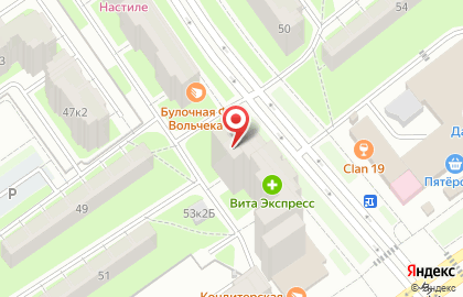 Химчистка-прачечная Венеция на проспекте Ветеранов на карте