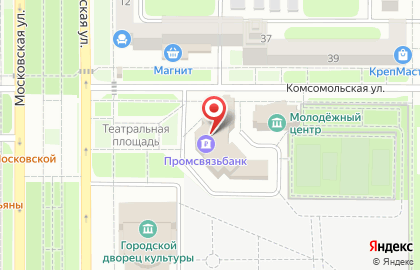 МТС в Новомосковске на карте