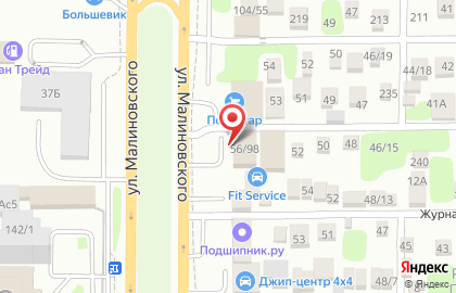 Торгово-производственная компания Кератон-Ростов на улице Малиновского на карте
