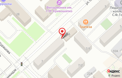 Мастерская по ремонту обуви и кожгалантереи на улице Орджоникидзе на карте