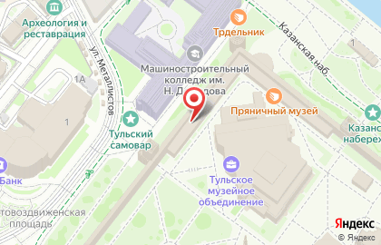 Магазин-мастерская Тульский мастер на карте