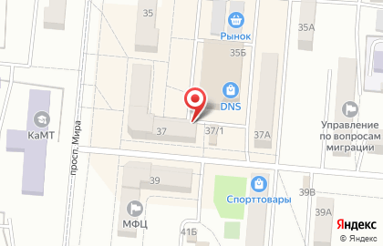 Пекарня-кондитерская Ашмаринский хлеб на улице Мира на карте