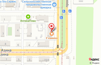 Кафе У Камина на проспекте Энтузиастов на карте