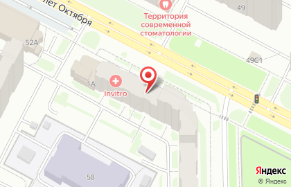 Магнит на улице 60 лет Октября на карте