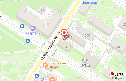 Отдел МВД Пушкинского района в Центральном районе на карте