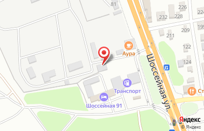 Грузовая автомойка на Шоссейной улице на карте