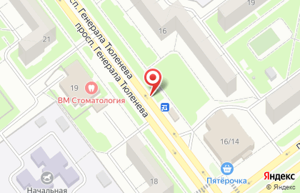 Dixis на проспекте Генерала Тюленева на карте
