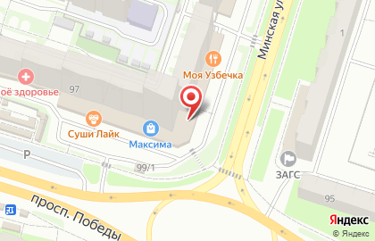 Магазин для кондитеров Бэрри-Кейк в Октябрьском районе на карте