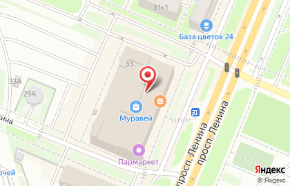 Микрокредитная компания Финанс НН на проспекте Ленина на карте