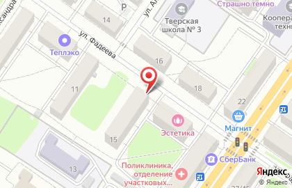 Дуэт на улице Фадеева на карте
