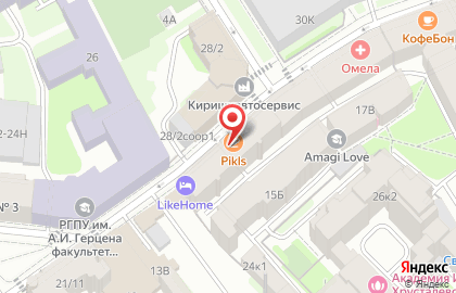 Greenwich на метро Горьковская на карте
