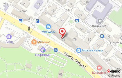 Магазин автозапчастей autodoc.ru в Ленинском районе на карте