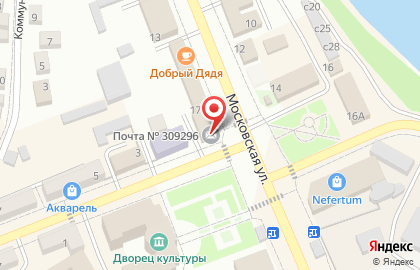 Почта России, АО на Московской улице на карте