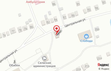 Магазин Авокадо на Центральной улице на карте