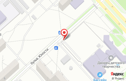 Автостоянка на ул. Дзержинского, 38а на карте