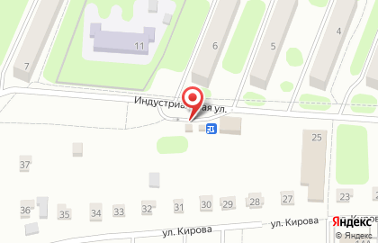 Киоск по продаже хлебобулочных изделий на Индустриальной улице на карте