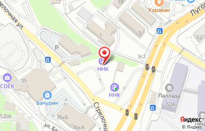 ecoмаркет на Луговой улице на карте