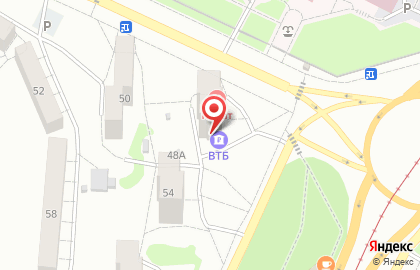 Банк ВТБ на улице Малахова, 48 на карте