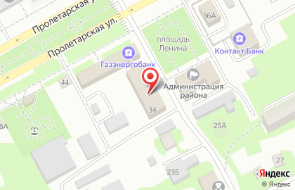 Служба заказа легкового транспорта Везёт на Пролетарской улице на карте