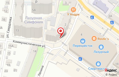 Агентство недвижимости Золотой ключ на улице Ленина на карте