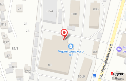 Магазин Морозко на улице Чернышевского на карте