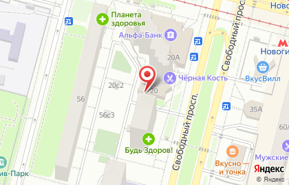 Гастроном в Москве на карте