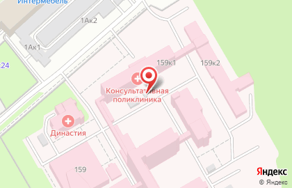 Поликлиника в Кировском районе на карте