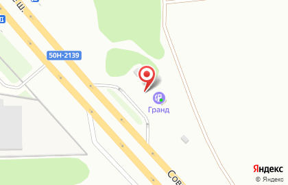АЗС Октан на Советском шоссе на карте